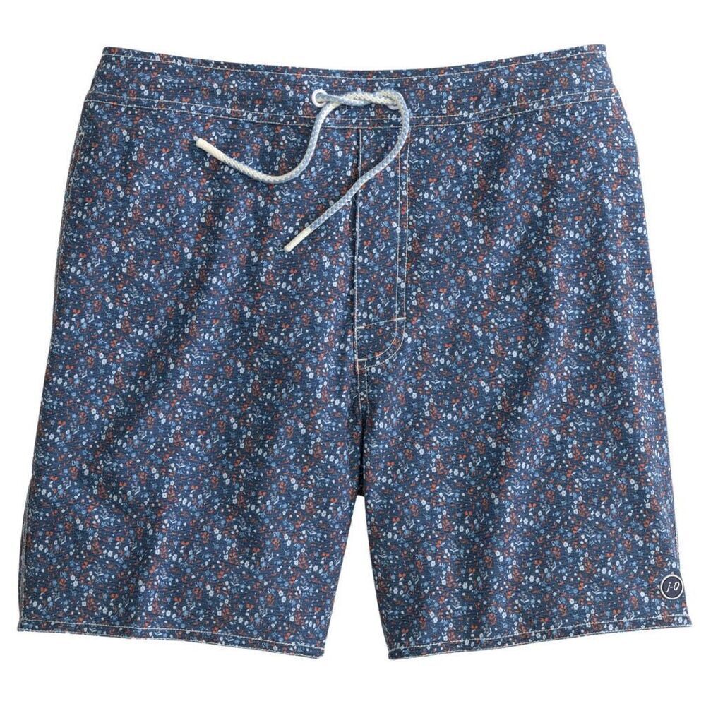Johnnie-O Half Elastic 7" Surf Shorts Dorado Blue XXL